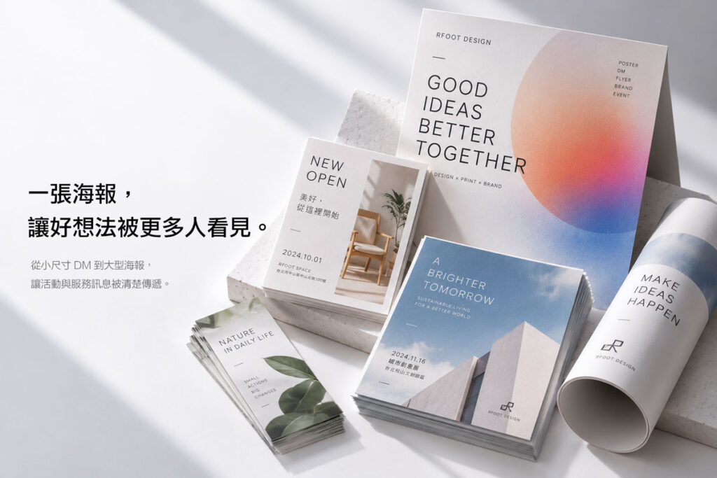 A4海報DM印刷與廣告傳單印刷製作